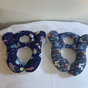 2 pieces Baby Travel Pillow - Stroller Or Car Seat Baby Body Travel Pillow